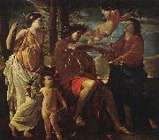 Nicolas Poussin The Inspiration of the Poet Sweden oil painting reproduction